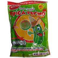 Spicy Cucumber Lollipops