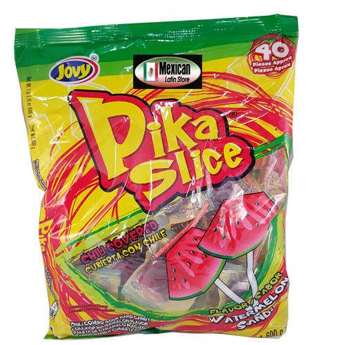 Pika Slice Watermelon Flavor Lollipop 40pc
